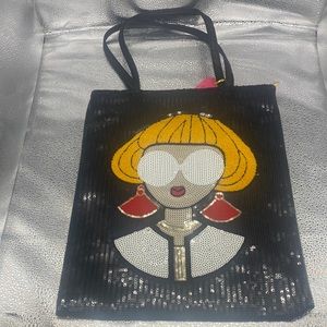 Brand NWT Sequin It Girl Tote